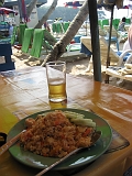Shrimp Fried Rice at the Beach